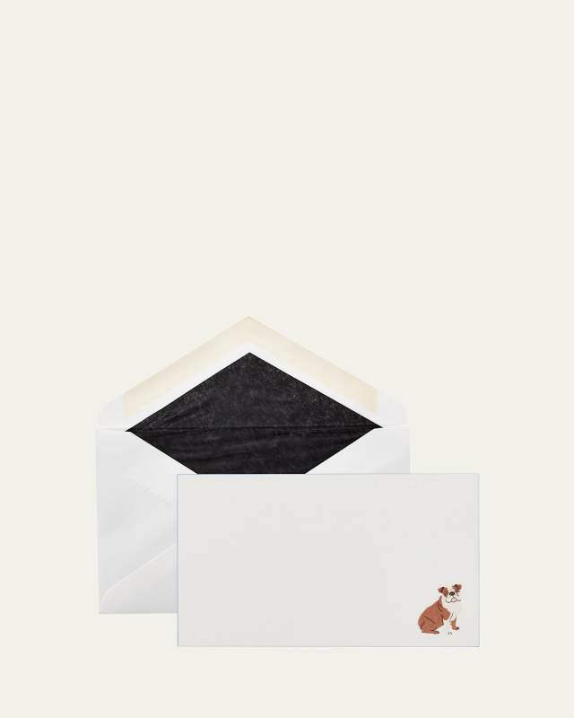 Bulldog Note Cards, Set of 10
